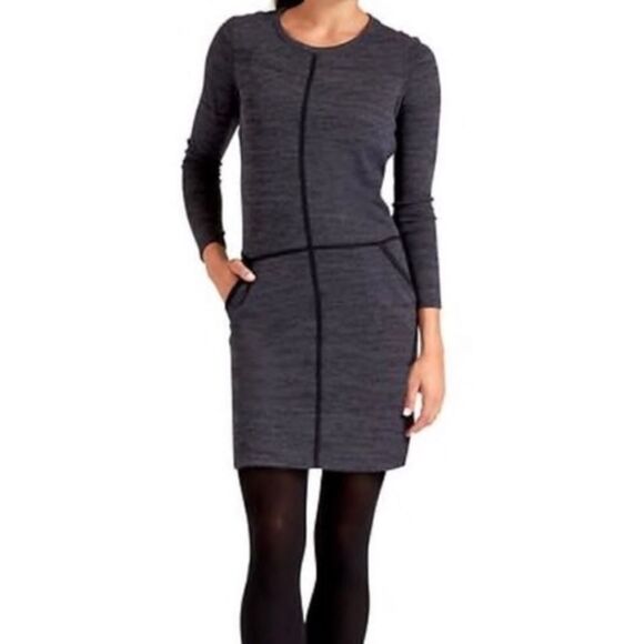 Athleta Destiny Dark Gray Knit Dress Size XS - Picture 1 of 7